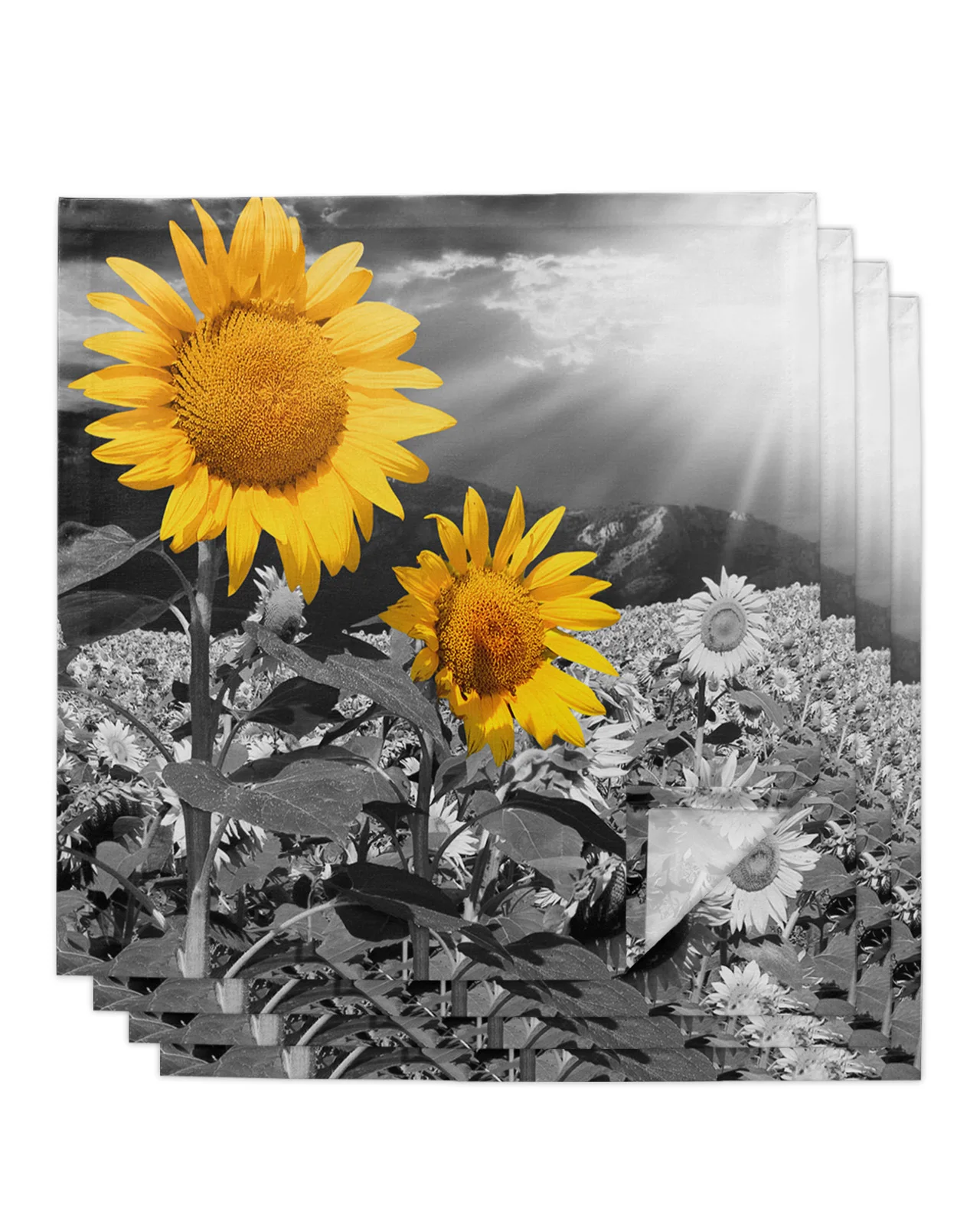 

4 шт., квадратные салфетки для стола, 50 см