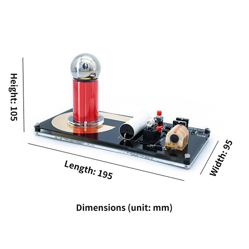 Горячая Распродажа 5 см катушка Тесла/супер мини генератор искусственных