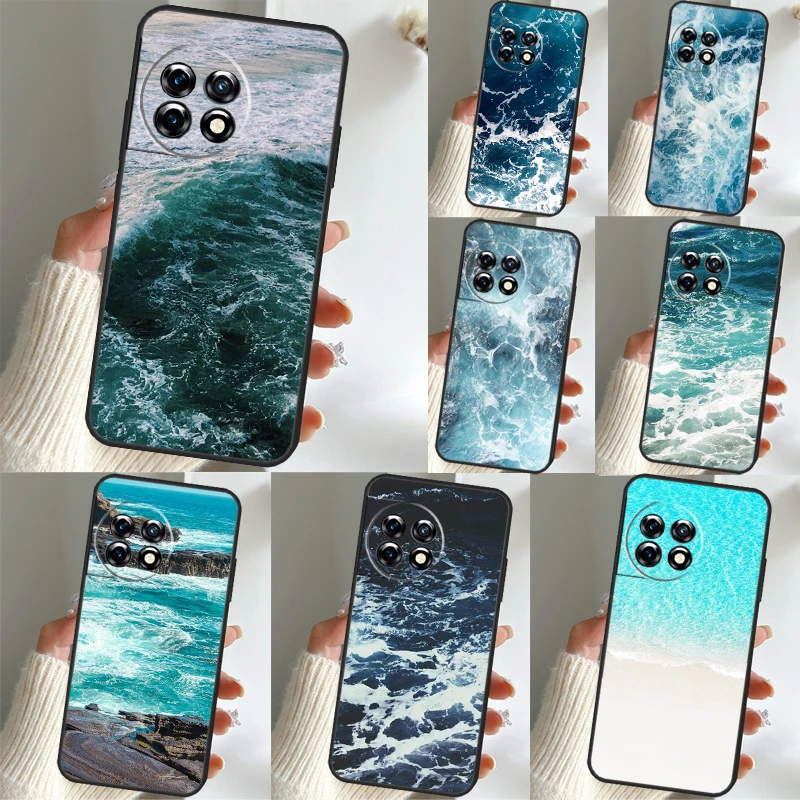 

Чехол с голубыми морскими волнами для OnePlus 11 8 9 10 Pro 8T 9RT 10R 10T 11R Nord CE 2 Lite 2T N10 N20 Ace Pro