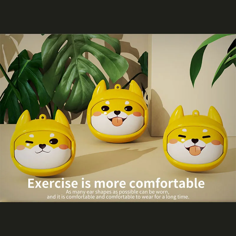 Фото Беспроводные Bluetooth-наушники DANJU Puppy, беспроводные наушники-вкладыши с протоколом 5.4, Bluetooth audifonos anime, подходят для Xiaom №5