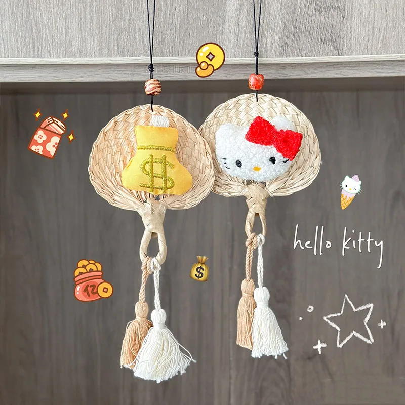 Модный кулон в стиле аниме Hello Kitty из мультфильма Pufan праздничный стильный виде