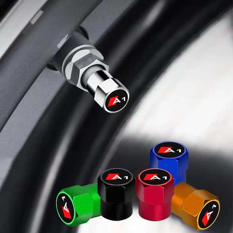 

New Metal Car valve Wheel Tire Valve Stem Caps Car accessories For Audi Sline A1 A3 A4 A5 A6 A7 A8 Q2 Q3 Q5 Q7 S3 S4 S5 S6 S7 TT
