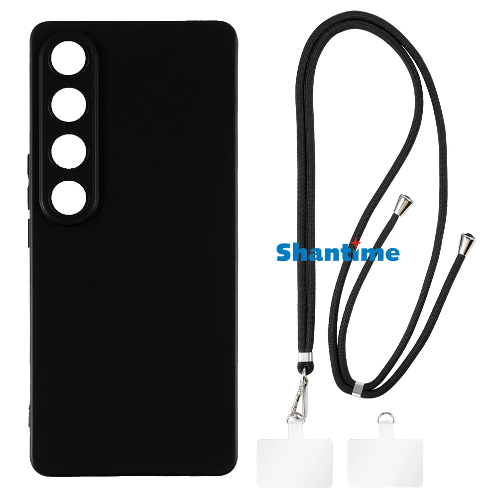 Подходит для чехла Meizu 21 Pro 5G + регулируемые ремешки шеи/перекрестного тела и