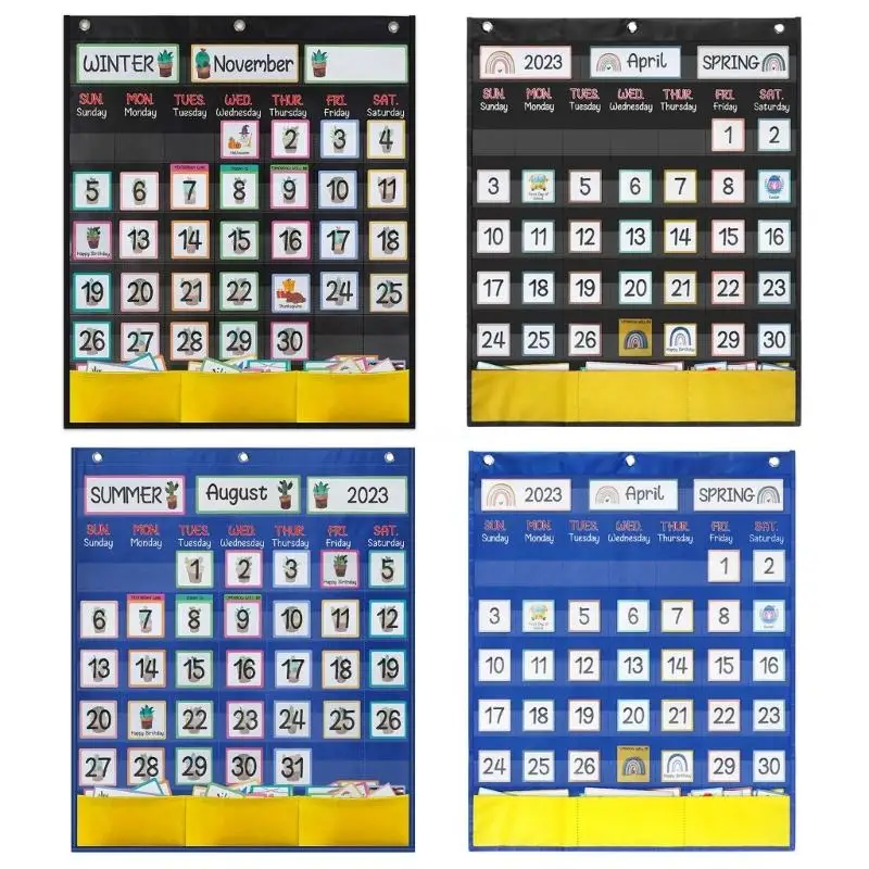 Карманный календарь на месяц с 89 карточками 20 07x23 62 дюйма. для детей. Обучающий