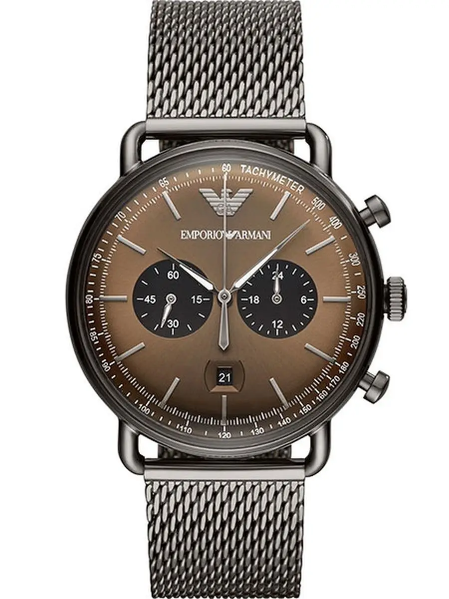 Часы мужские наручные Emporio Armani aviator оригинальные в подарочной упаковке кварцевый