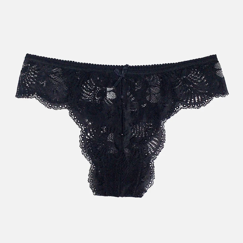 5 шт. женские кружевные трусики с низкой посадкой