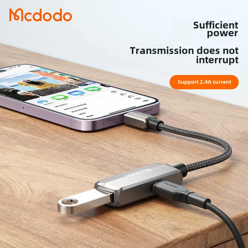 Адаптер Mcduodu Otg к Usb 2 0 конвертер Lightning телефон интерфейсу адаптер для часов iPhone 7 8 9