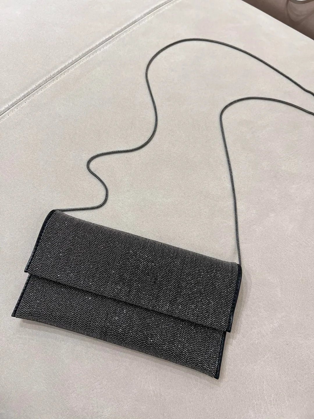 Высококачественная роскошная сумка-клатч B/C ручной работы с цепочкой из бисера