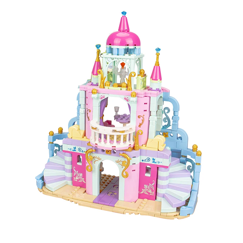 

Городской Классический красный старинный трактор, технический конструктор, ходячий трактор, грузовик, развивающие кубики «сделай сам», игр...