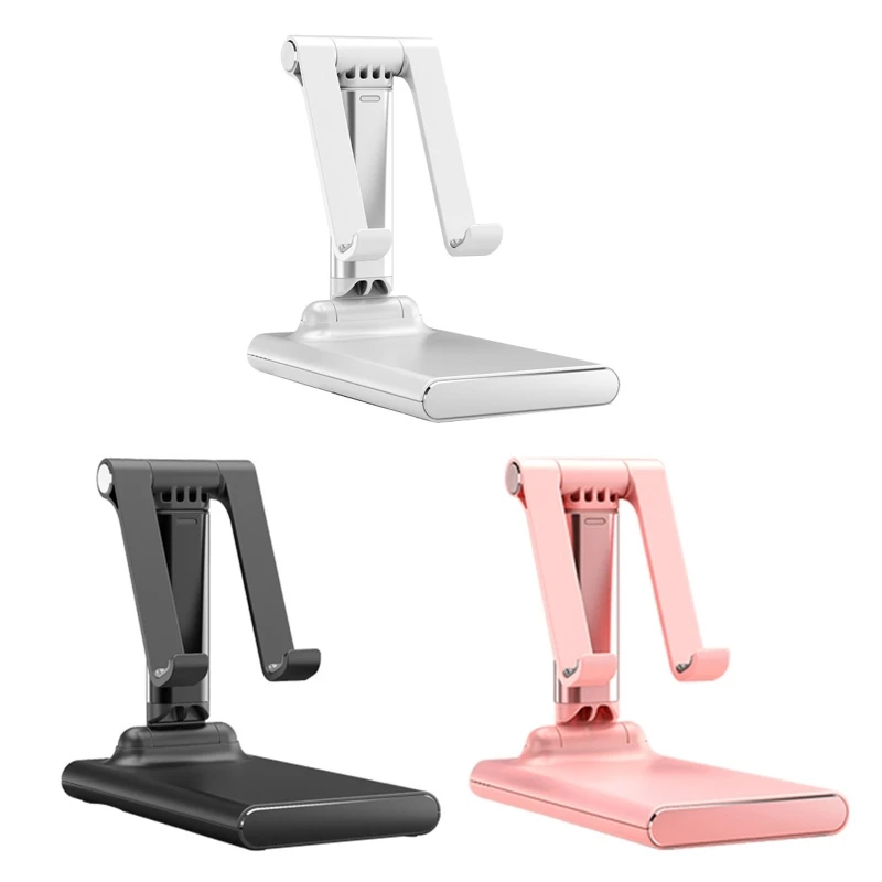 

ABCD Universal Desktop Phone Holder Folding Phone Mount Adjustable Height & Angle