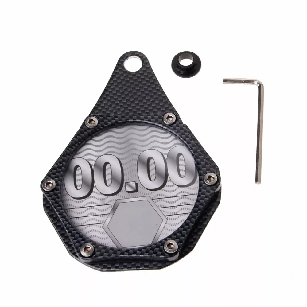 

New Waterproof Scooters Quad Bikes Mopeds ATV Motorcycle Disc Plate Holder Black