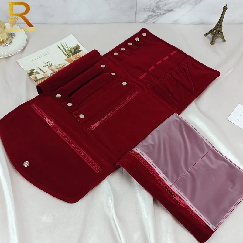 

Портативный дорожный органайзер для колец, серег, браслетов, ожерелий