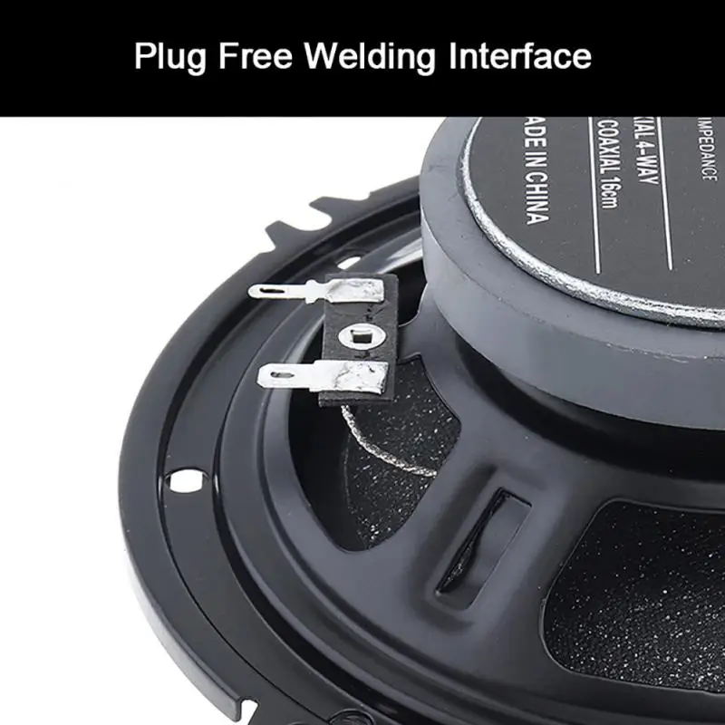 

Автомобильные динамики, Полнодиапазонный Высокоточный громкоговоритель без потерь, маломощный, 6-дюймовый, 600 Вт, автомобильный коаксиальн...