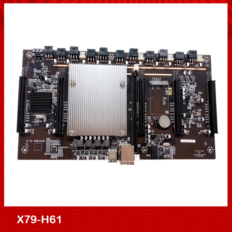 

Dedicated Motherboard For BTC X79-H61 RTX3060 5 PCIe Slots LGA1151 DDR3 60mm Pitch Perfect Test, Good Quality