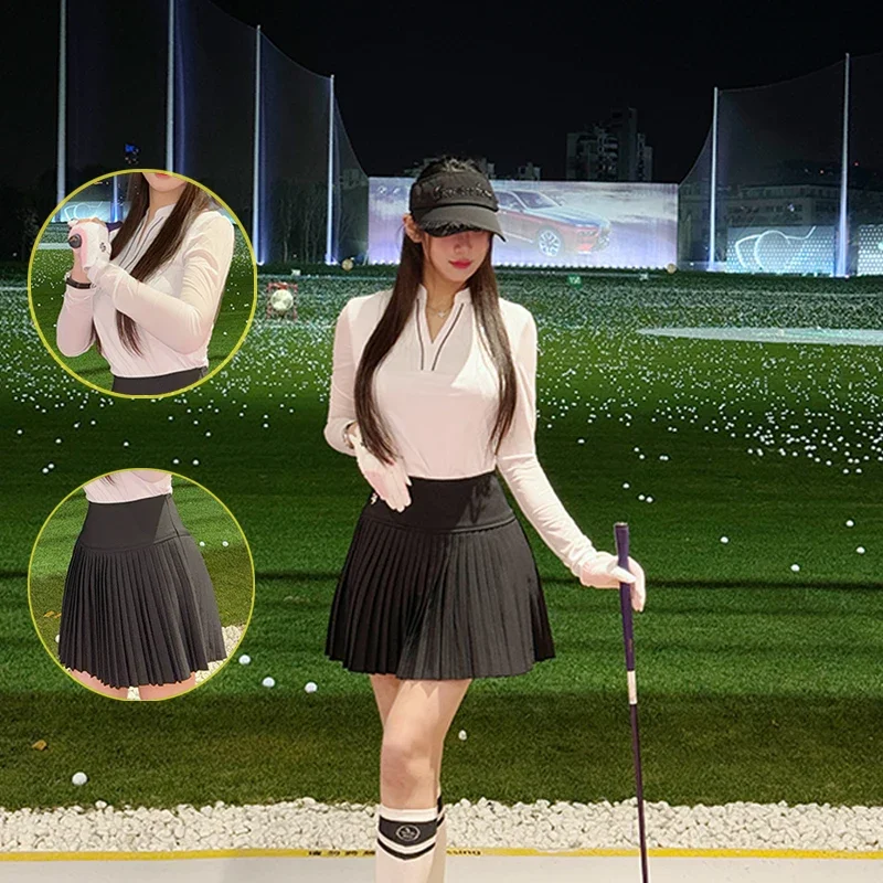 SG женские охлаждающие футболки для гольфа из ледяного шелка летние тонкие