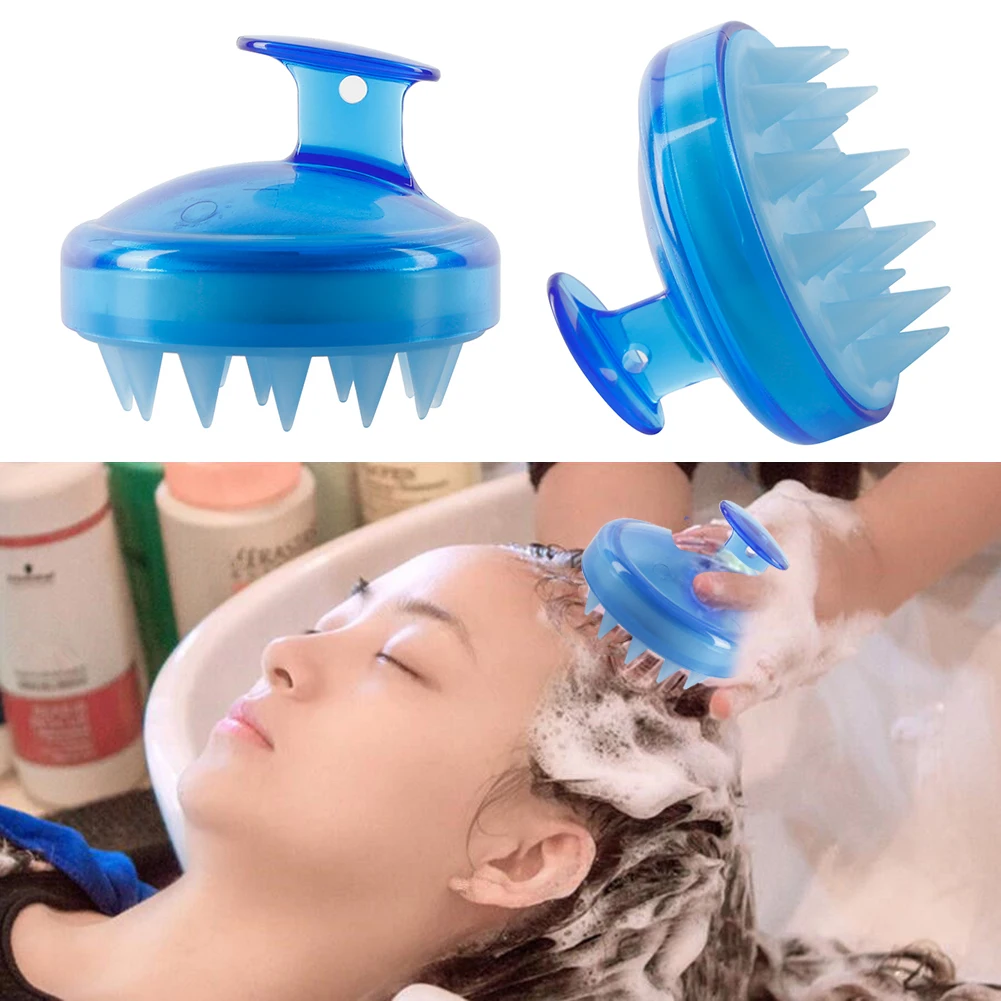 

Silicone Hair Washing Head Clean Care Hair Root Scalp Itch Massage Comb Brush Shower Bath Spa Anti-Dandruff Shampoo