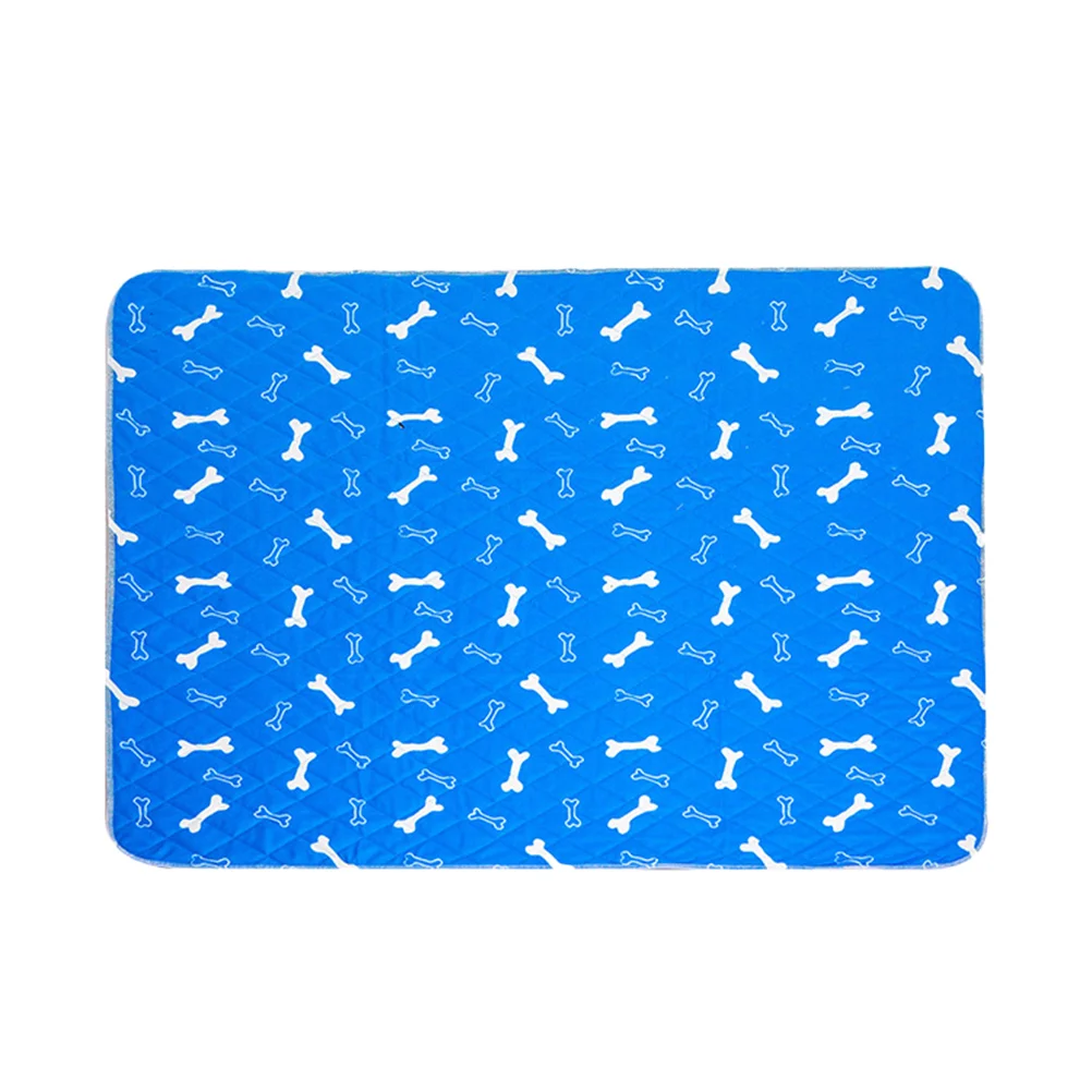 

Pads- Pad Creative Printed Water Absorbent Anti- Protection Pad Pad Training Mat for Puppy ( Blue, Size )