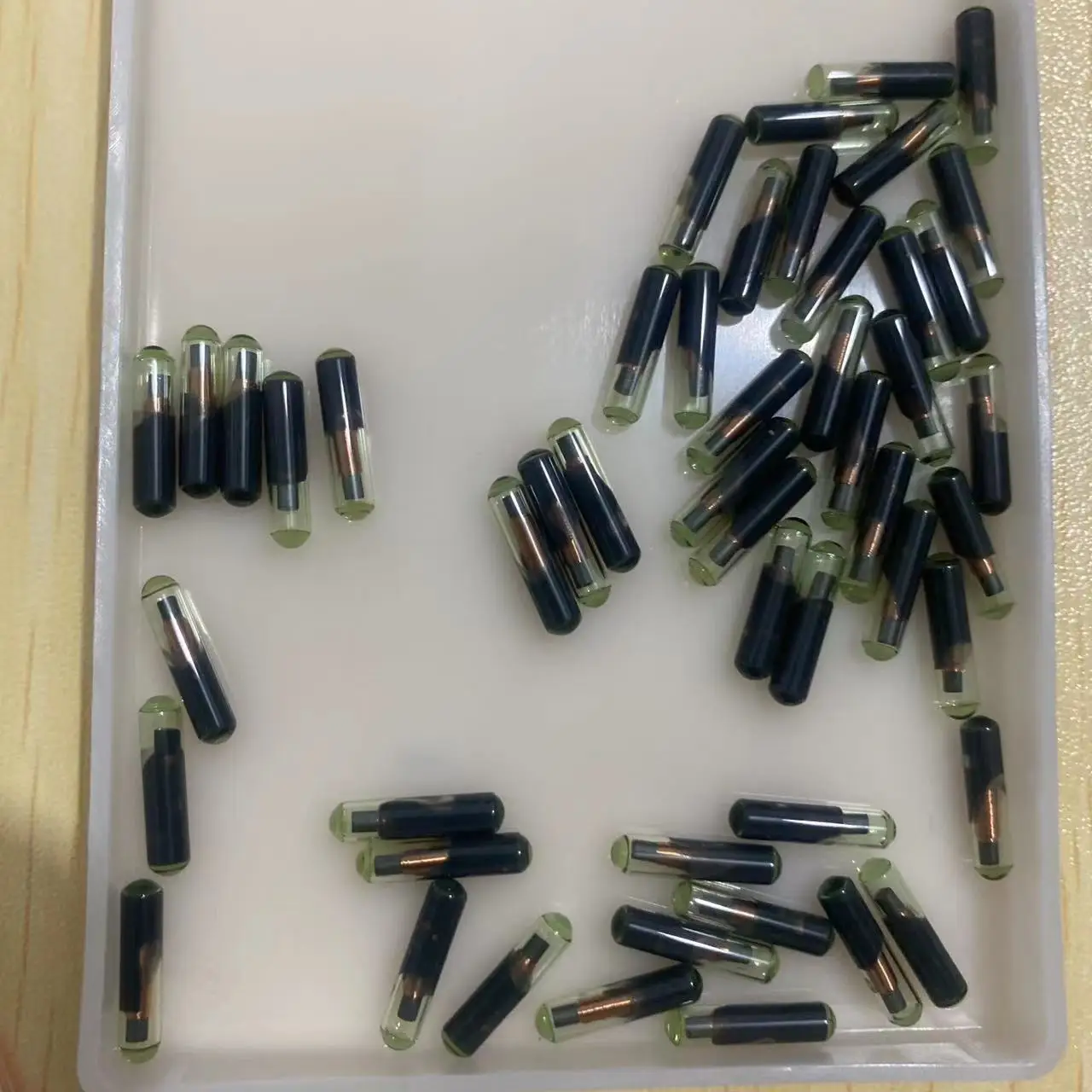

Keychannel 100PCS OEM ID48 Chip Glass Car Key Chip IMMO Transponder for Glof Jetta Polo Honda Work With Xhorse Mini Key Tool