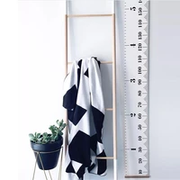 2 pc room decor height measurement ruler wallpaper baby growth chart decorative wall wooden wall hanging wall sticker