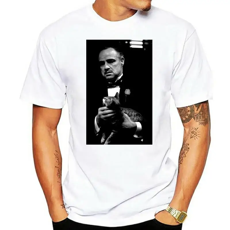

The Godfather Don Vito Corleone Marlon Brando Tee S M L Xl 2Xl 3Xl T Shirt Round Neck Clothes