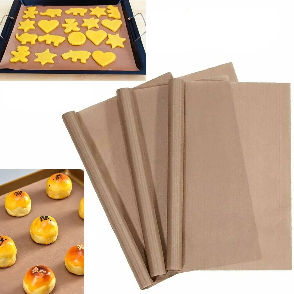 

3pcs 30*40cm Reusable Resistant Baking Sheets Oil-proof Paper Cloth Oven Pad Non-stick Baking Mat Kitchen and Heat Transfer Tool