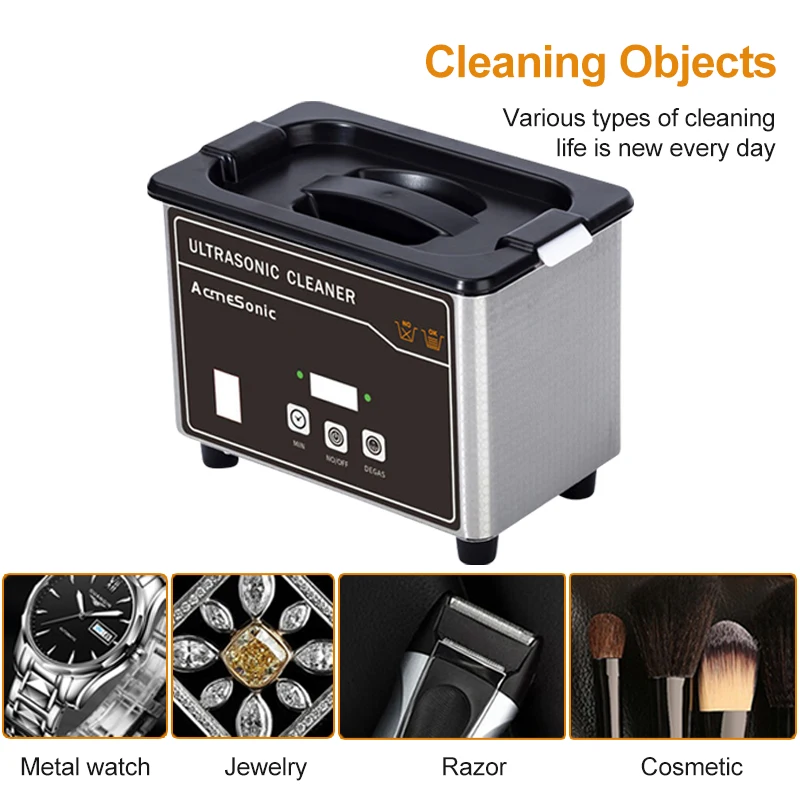 

Ultrasonic Clean Cleaner Dental Glasses Parts Equipment Metal Stones Cutters Razor Sonic Parts Sonic 800ml Ultrasound Manicure