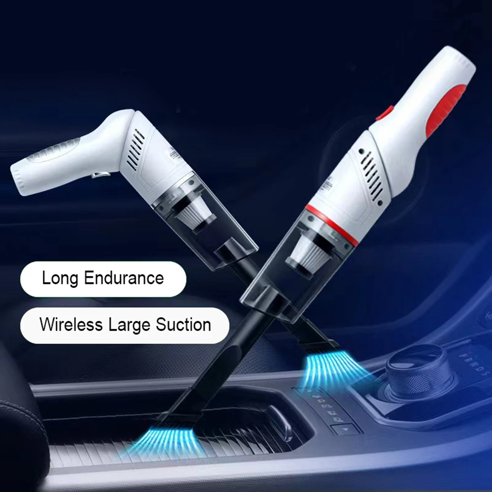 

12000Pa Wireless Portable Car Vacuum Cleaner Rotatable Handheld Home Appliance Office Cleaning Machine Car Accessories Auto Part