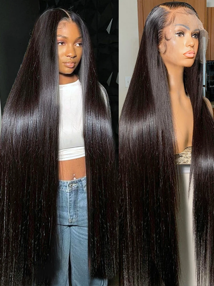 30 40 Inch Straight Lace Front Wig Brazilian 13x4 Lace Front