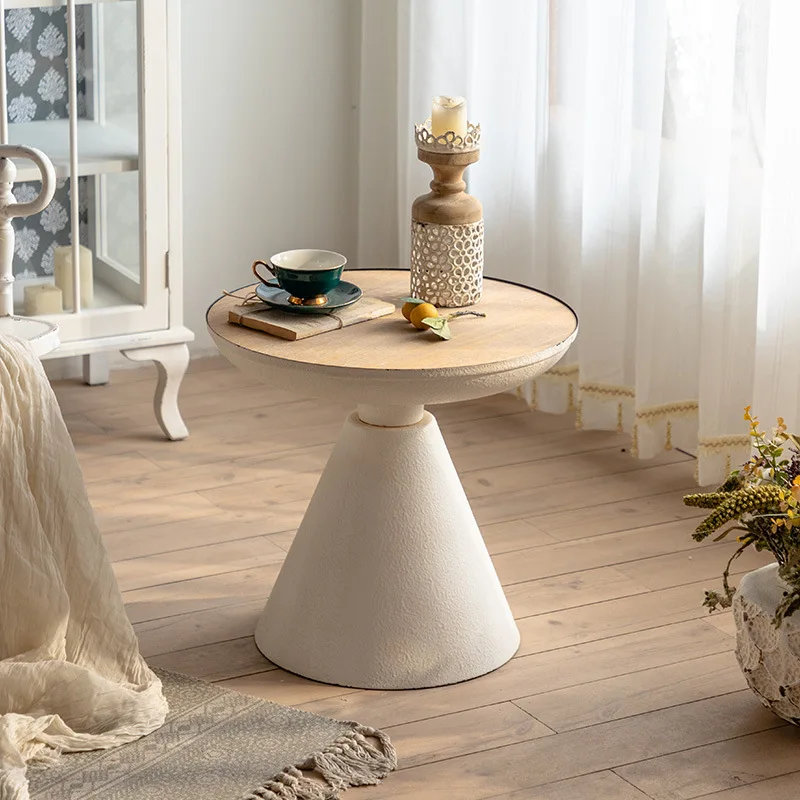 

Классический кованый столик B & B из кованого железа в стиле ретро, съемный журнальный столик для гостиной, спальни, дивана, угловой журнальный столик для нескольких отелей