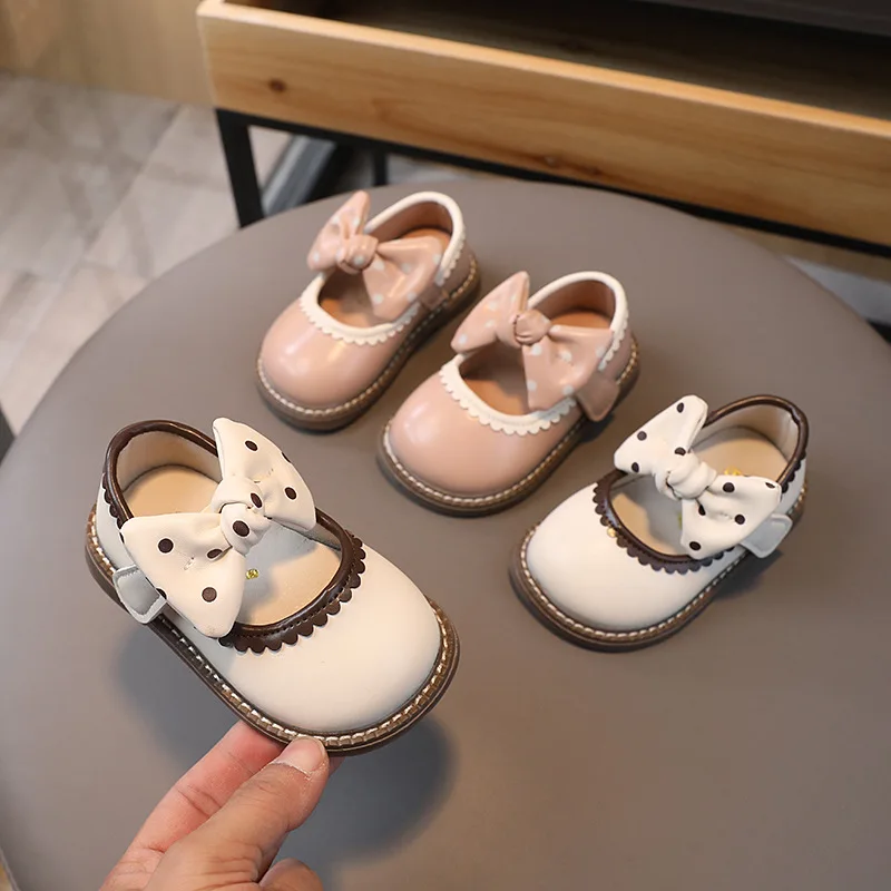 

Детская обувь, модная детская кожаная обувь, новинка весны 2023, детская прогулочная обувь с мягкой подошвой, обувь принцессы, детская обувь Мэри Джейн, обувь для девочек