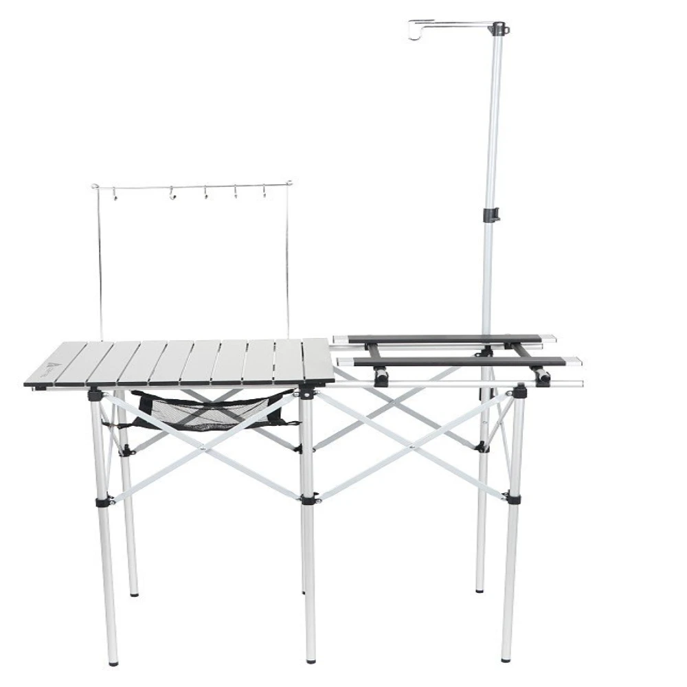 

Camp Kitchen Table, 41 in. x 18 in. with Adjustable Stove Platform