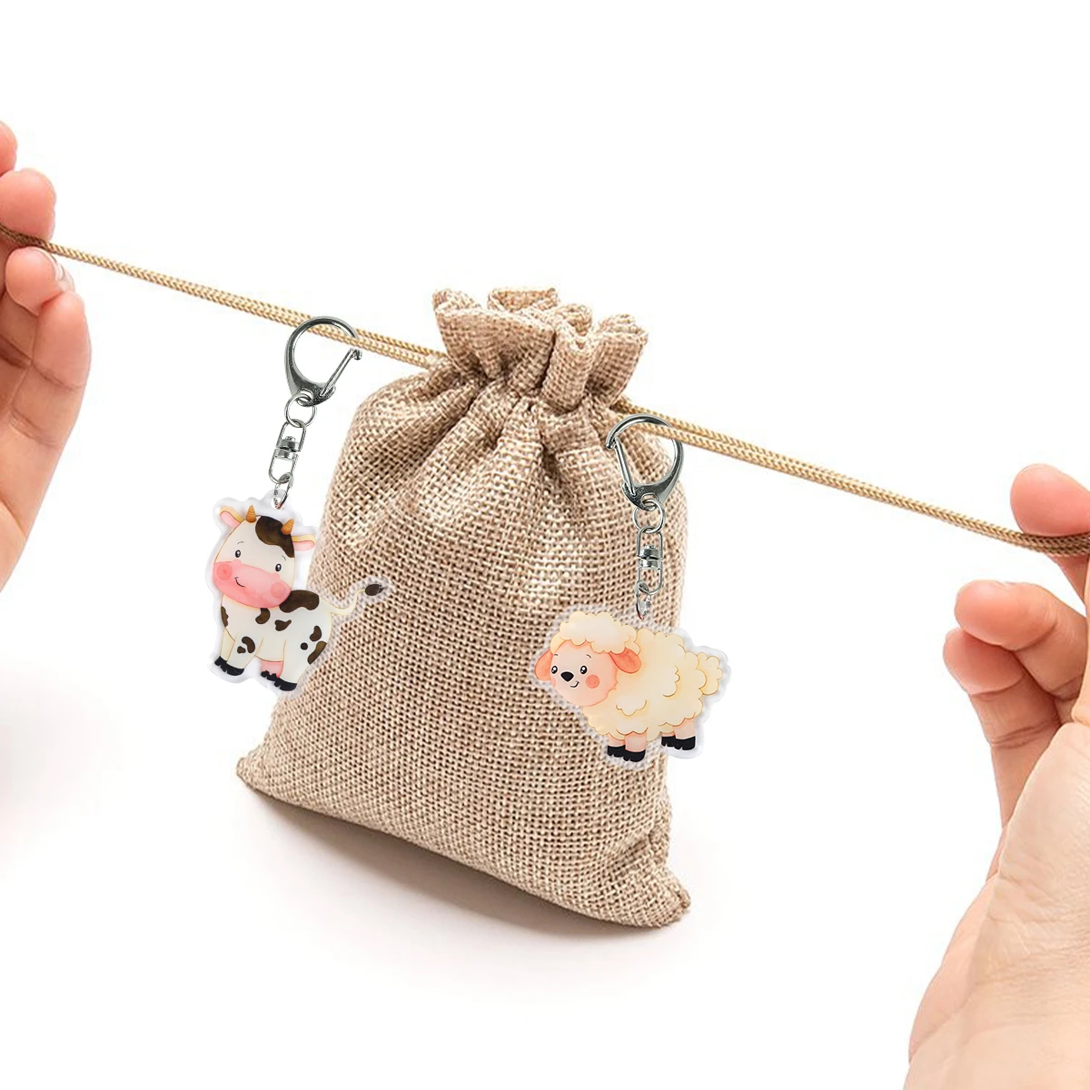 Брелки для ключей с животными из мультфильма