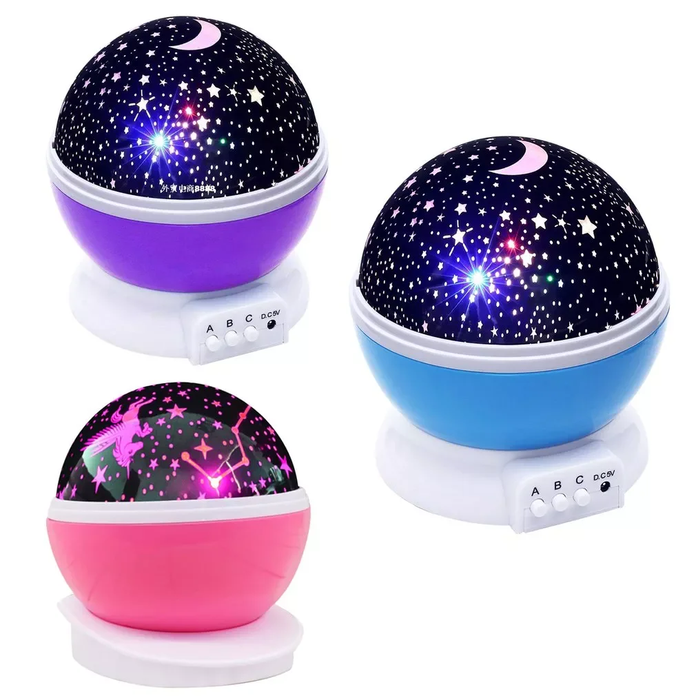 Sale Led Galaxy Starry Sky Projector Starry Sky Rotating Projection Lamp Star Moon Projector Night Light For Kids Bedroom