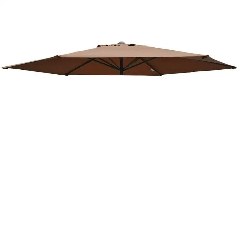 

Umbrella Cover for 8.2ft 6 Ribs Umbrella Taupe ( ONLY)-BROWN