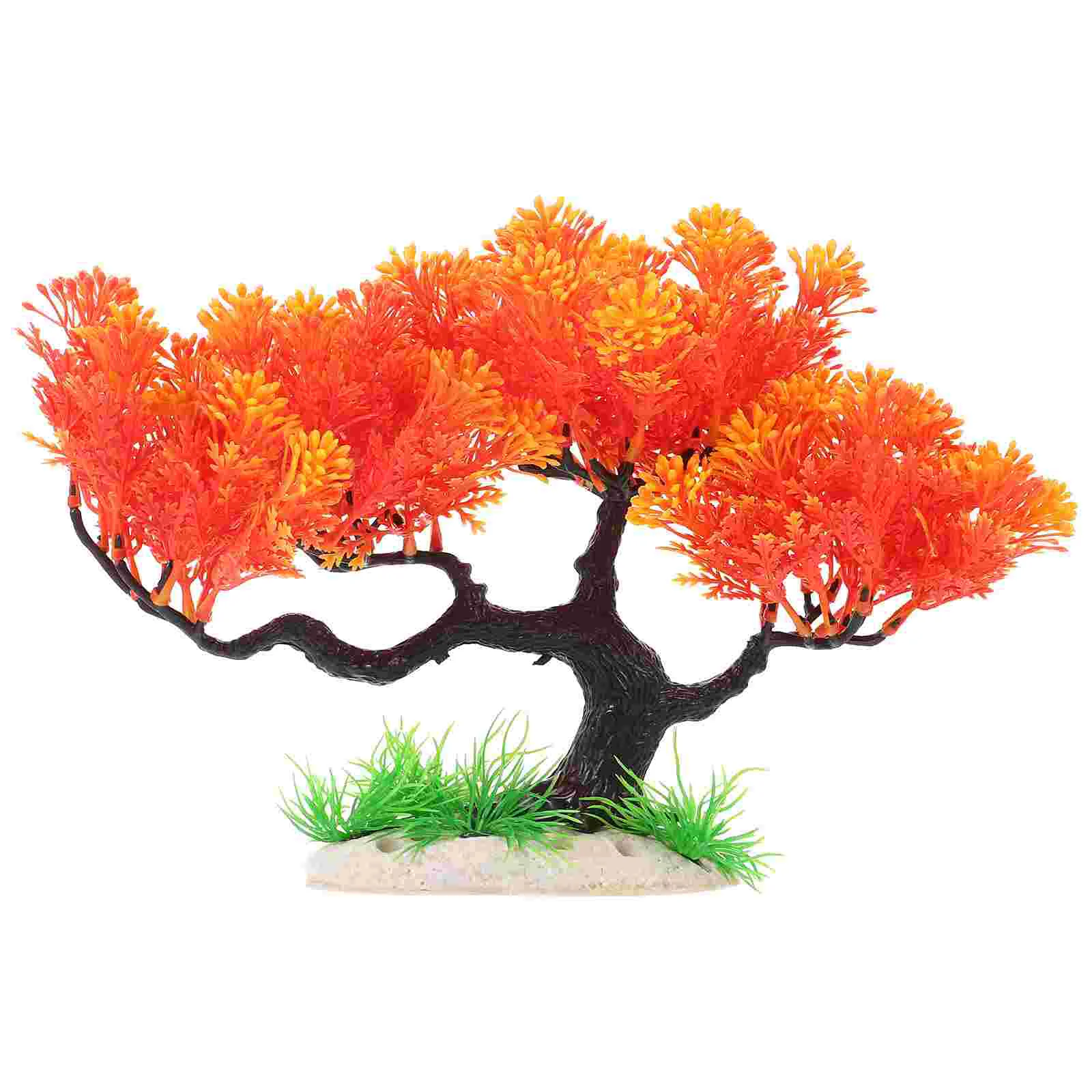 

Fish Tank Landscaping Tree Aquarium Decor Artificial Decorate Decorations Small Model Accessories Resin Aquatic Tanks