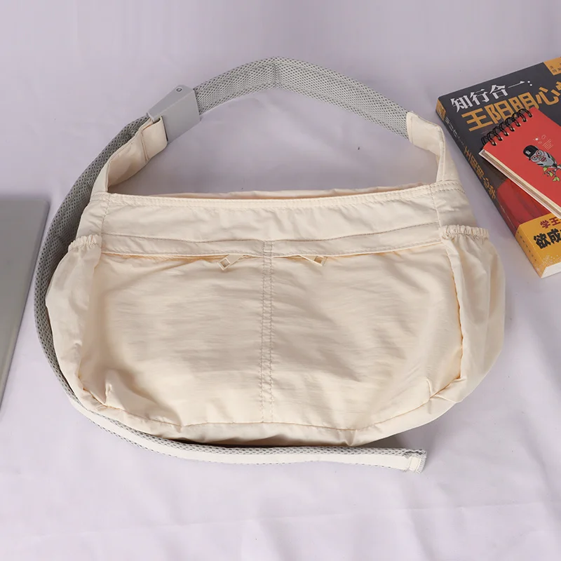 

Водонепроницаемая нейлоновая сумка для вареников для мужчин и женщин, простой Спортивный Повседневный тоут через плечо с большой вместимостью