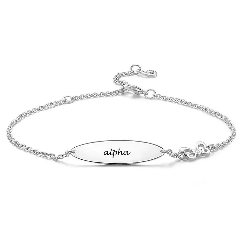 

Custom Bracelet Couple Personalized Customization Bracelet Women's Bracelet Simple and Generous Bracelet Private Customization