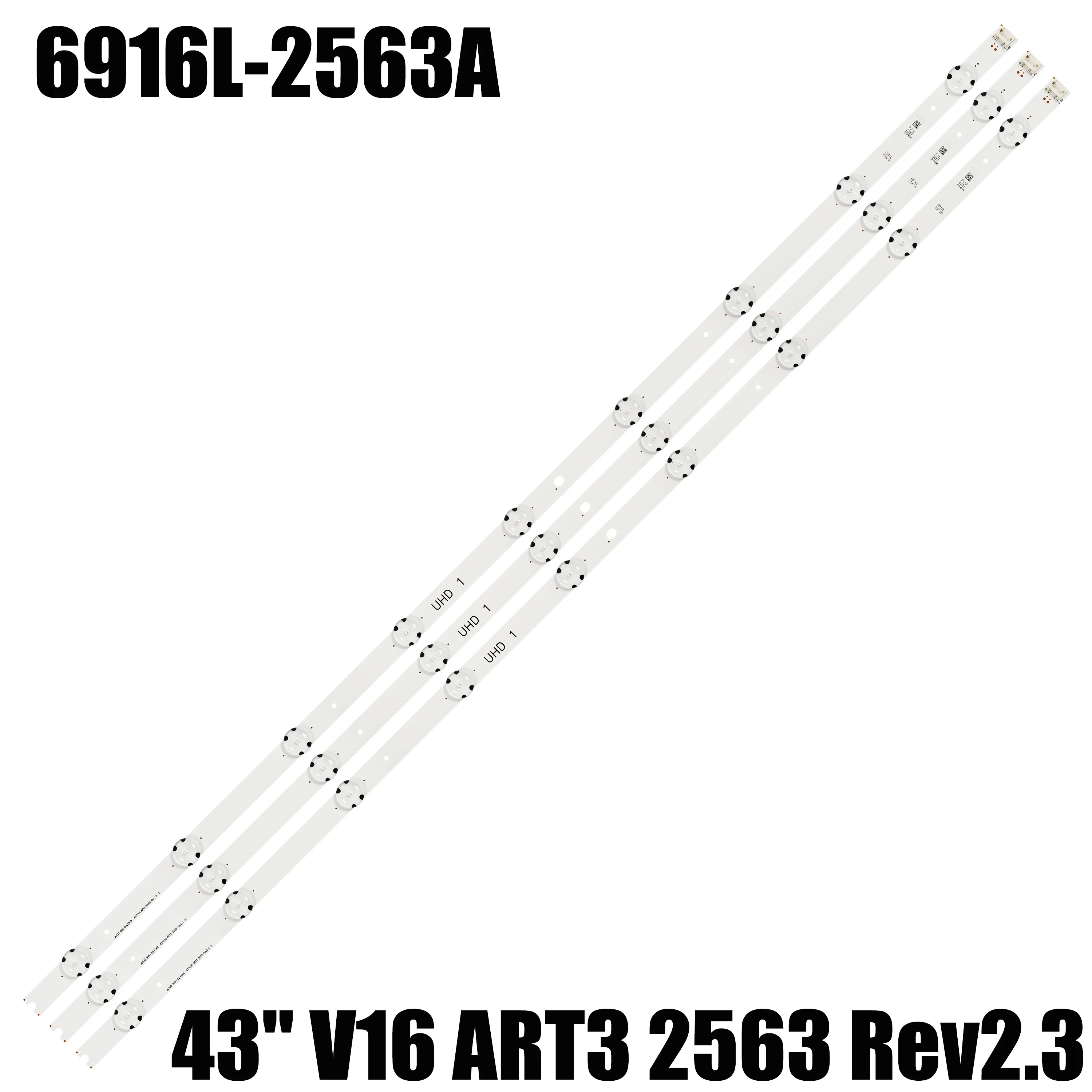 10 комплект светодиодная лента подсветки для 43