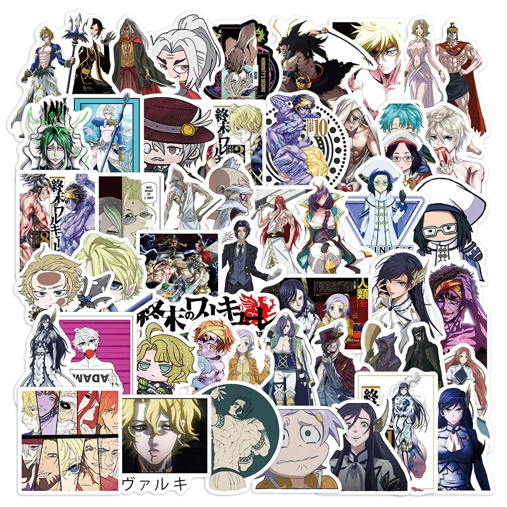 

10/50PCS Japanese Anime Record of Ragnarok Stickers Waterprof Cartoon Decals for Luggage Laptop Bicycle Kids Toys