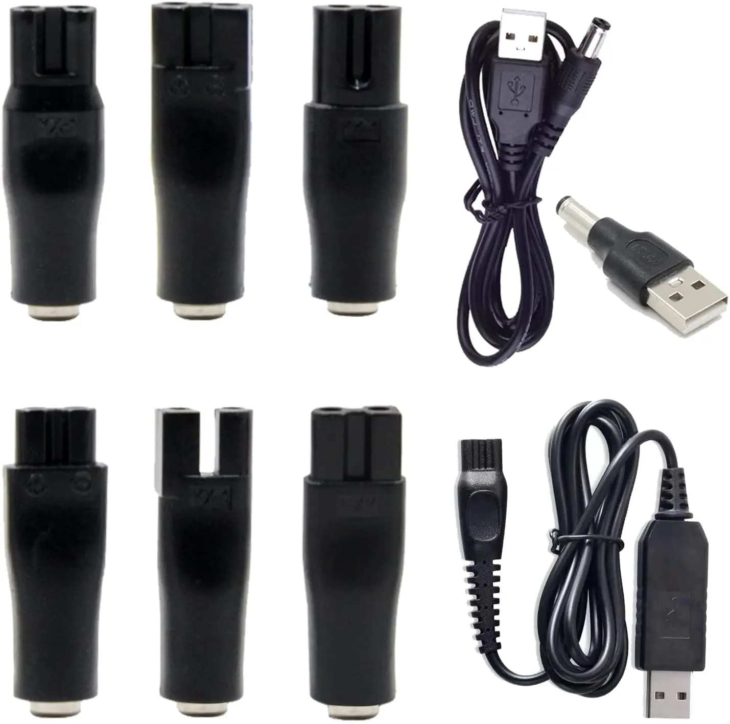 9 PCS Replacement Power Cord 5V Charger USB Adapter Suitable