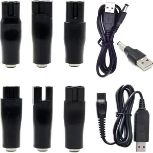 9 PCS Replacement Power Cord 5V Charger USB Adapter Suitable for All Kinds of Electric Hair Clippers in India