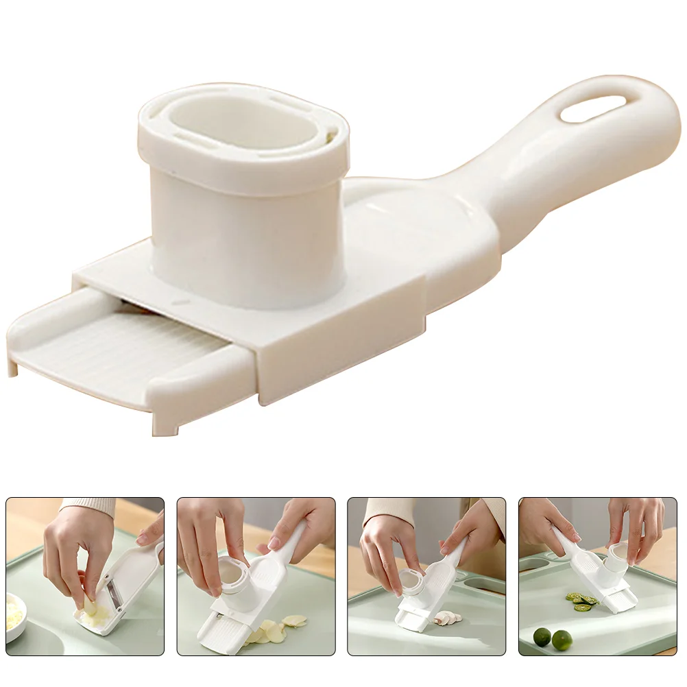

Handheld Vegetable Slicer Ginger Masher Potatoes Slicer Ginger Crusher Electric Slicer Onion Mincer Squeezer Garlic Press
