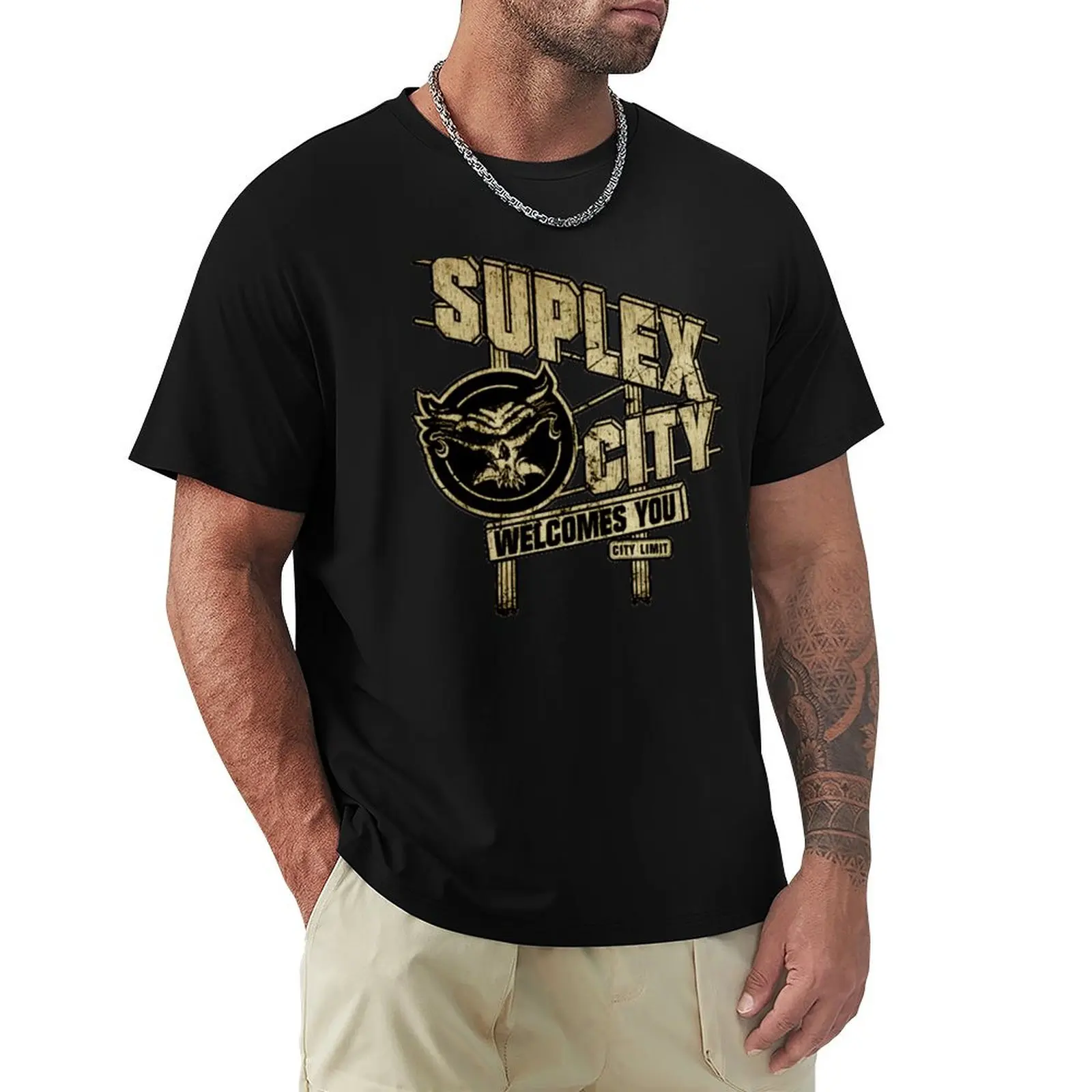Винтажная Футболка Suplex Area винтажные футболки для мальчиков футболка с животным