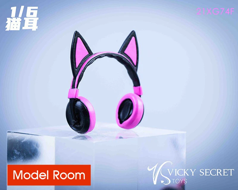 VSTOYS 21XG74 масштаб 1/6 наушники с кошачьими ушками аксессуары для сцены солдата