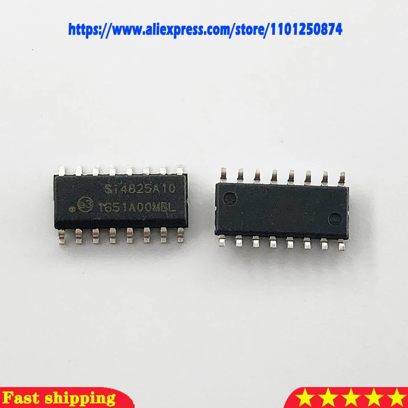 5 шт./лот SI4825-A10 SI4825A10 SI4825 лапками углублением SOP-16 Новый оригинальный в наличии |