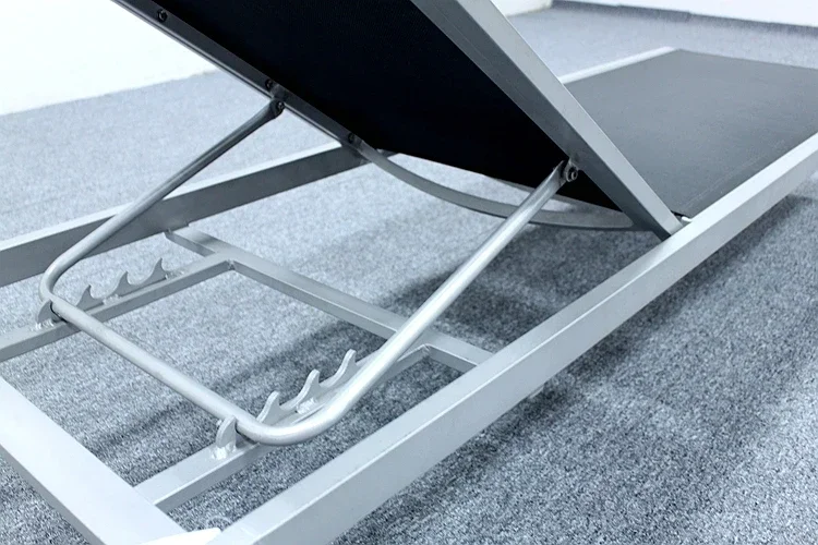 Шезлонг для патио алюминиевый водонепроницаемый открытый бассейн тесла меши с