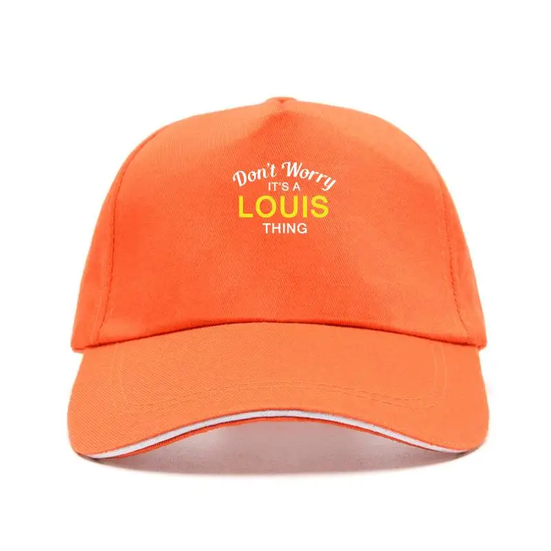 

Don't Worry It's a LOUIS Thing! - Mens Baseball Cap - Family - Custom Name Sleeve Hot Print Bill Hat Mens Snapback Hot Baseball