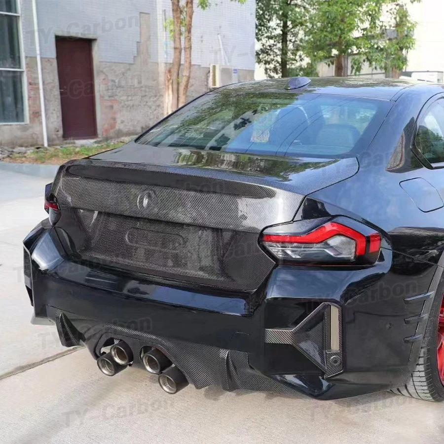 Накладка на крышку багажника из настоящего карбона в стиле OEM для BMW G87 M2 Coupe G42 M240I, запчасти и аксессуары для автомобиля (art.: 3920db882bfc9) - 3920db882bfc9