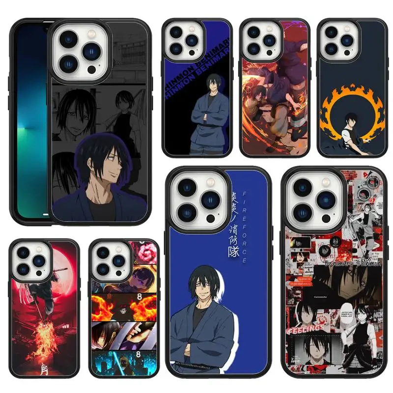 

Benimaru Shinmon Fire Force Anime Phone Case For iPhone 13 12 11Pro Max 11 XR XS Max X 8 7 6 6S Plus Mini SE 2020 hard Fundas