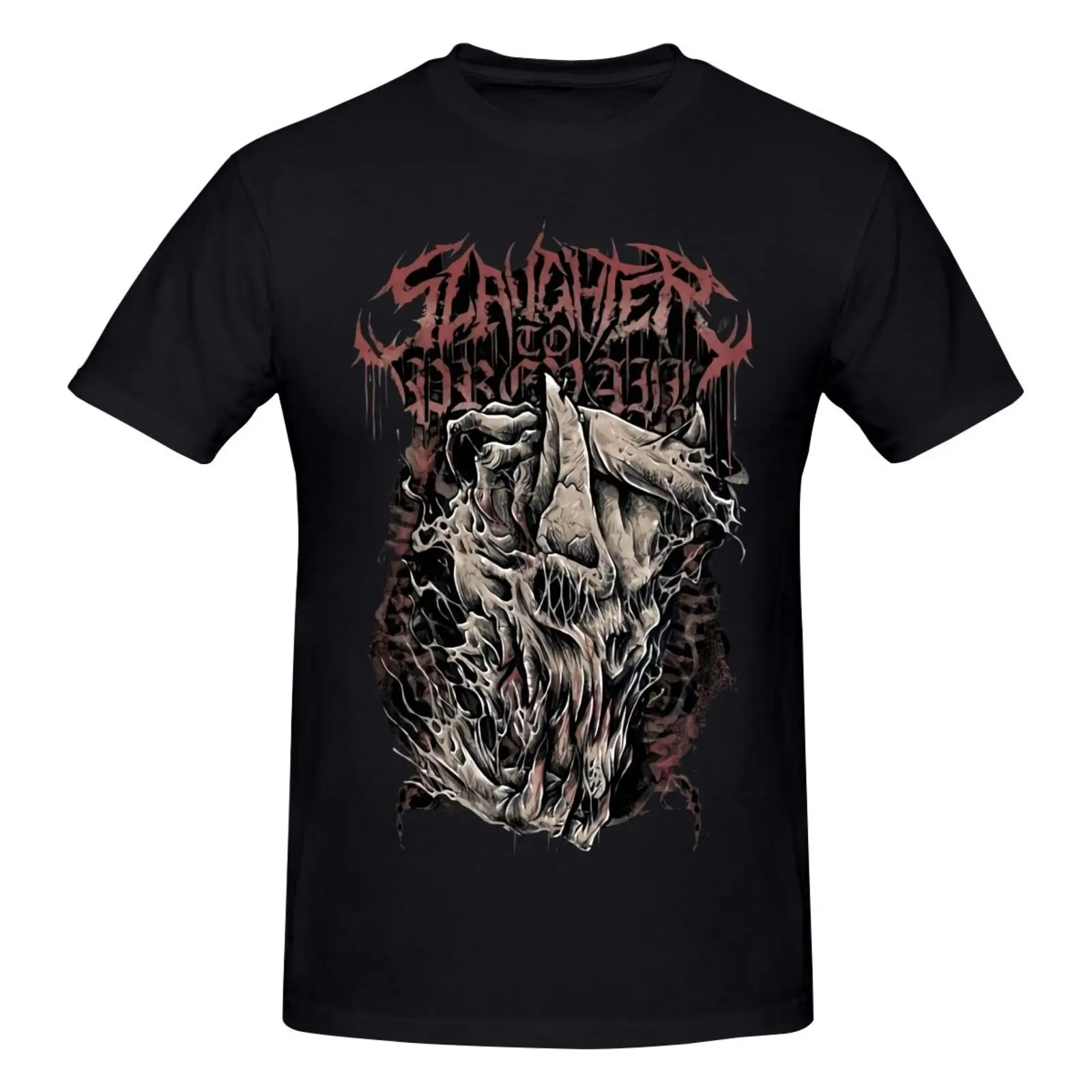

Slaughter To Prevail Alternative Men's Clothing T Shirt Women Anime T Shirts T-Shirt T-Shirts With Short Sleeves Anime Clothes